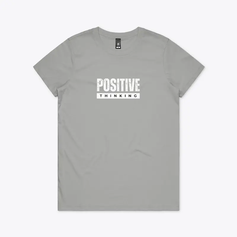 Positive Thinking black Tee & Hoodie