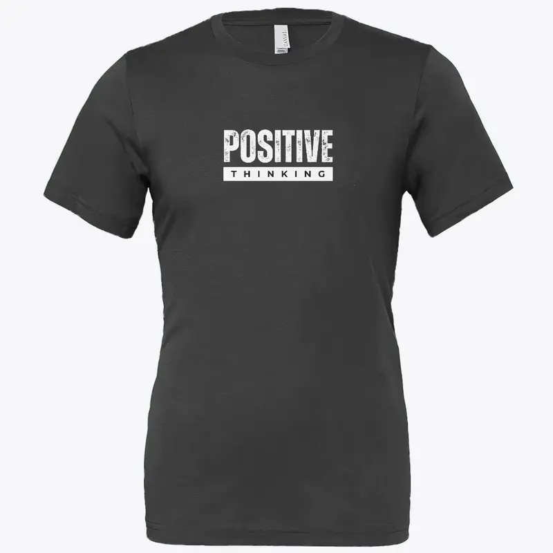 Positive Thinking black Tee & Hoodie