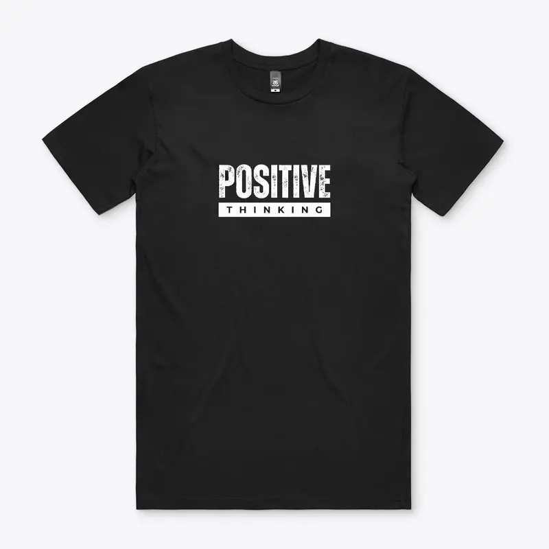 Positive Thinking black Tee & Hoodie